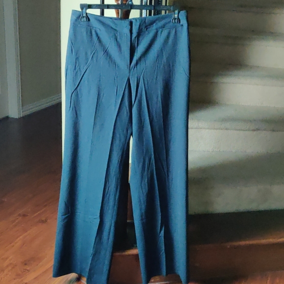 Classiques Entier Navy Flare Leg Suit Pants - Picture 4 of 8